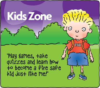 Fire Safety for Kids Activities Page