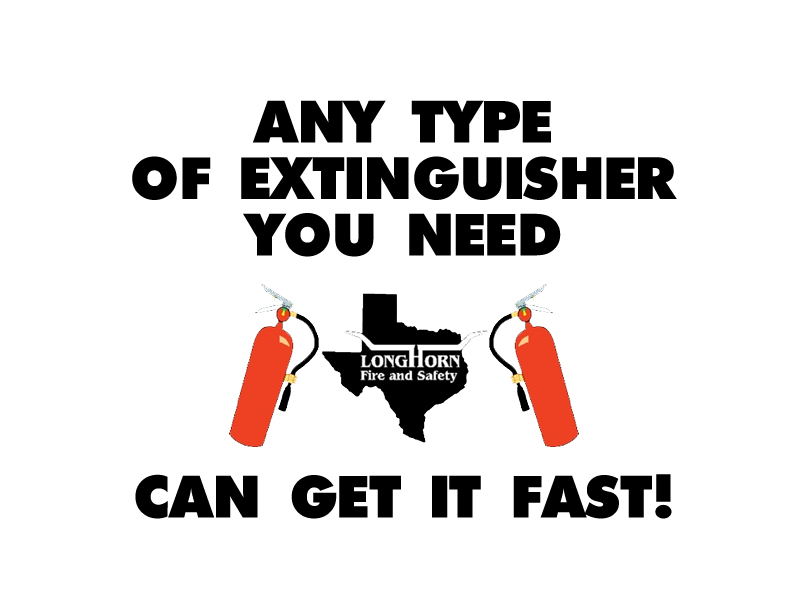 All Types of Fire Extinguishers for Sale in Austin, TX