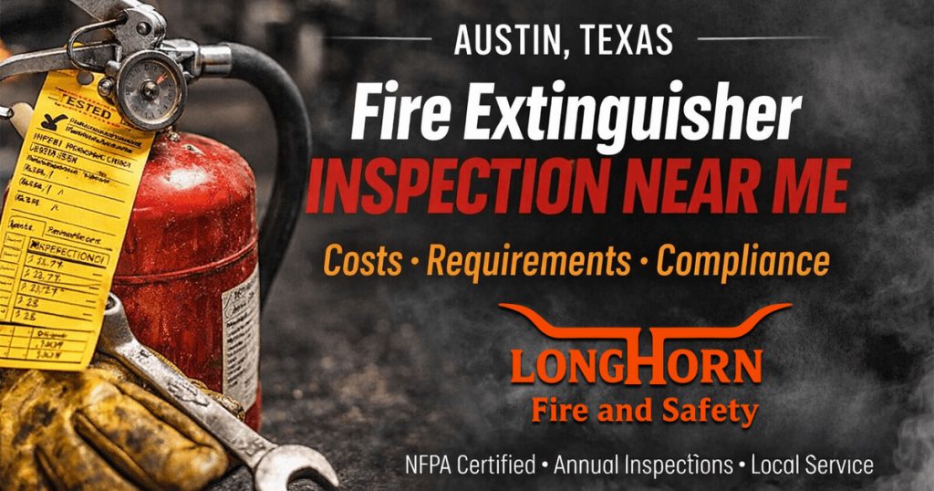 banner for extinguisher inspection near me in austin, texas